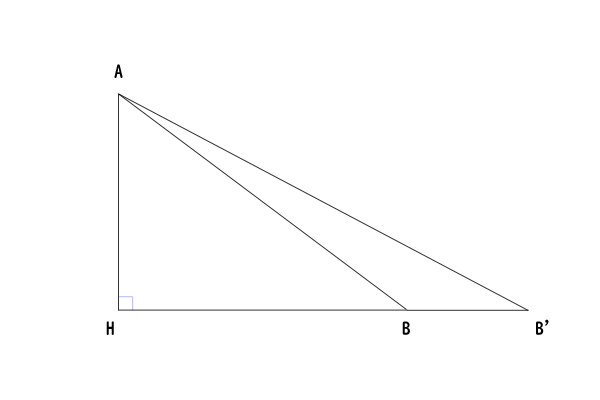 二つの直角三角形